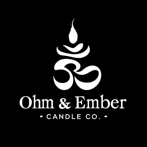 Ohm and Ember Candle. Company logo